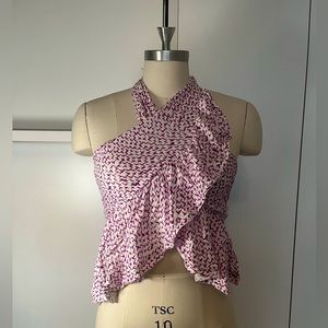 Skylar + Madison cross-neck halter top